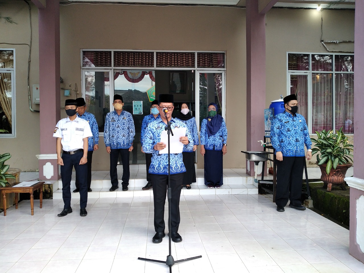 Balai Diklat Keagaaman Palembang Turut Melaksanakan Upacara Peringatan Hari Kemerdekaan RI Ke-75